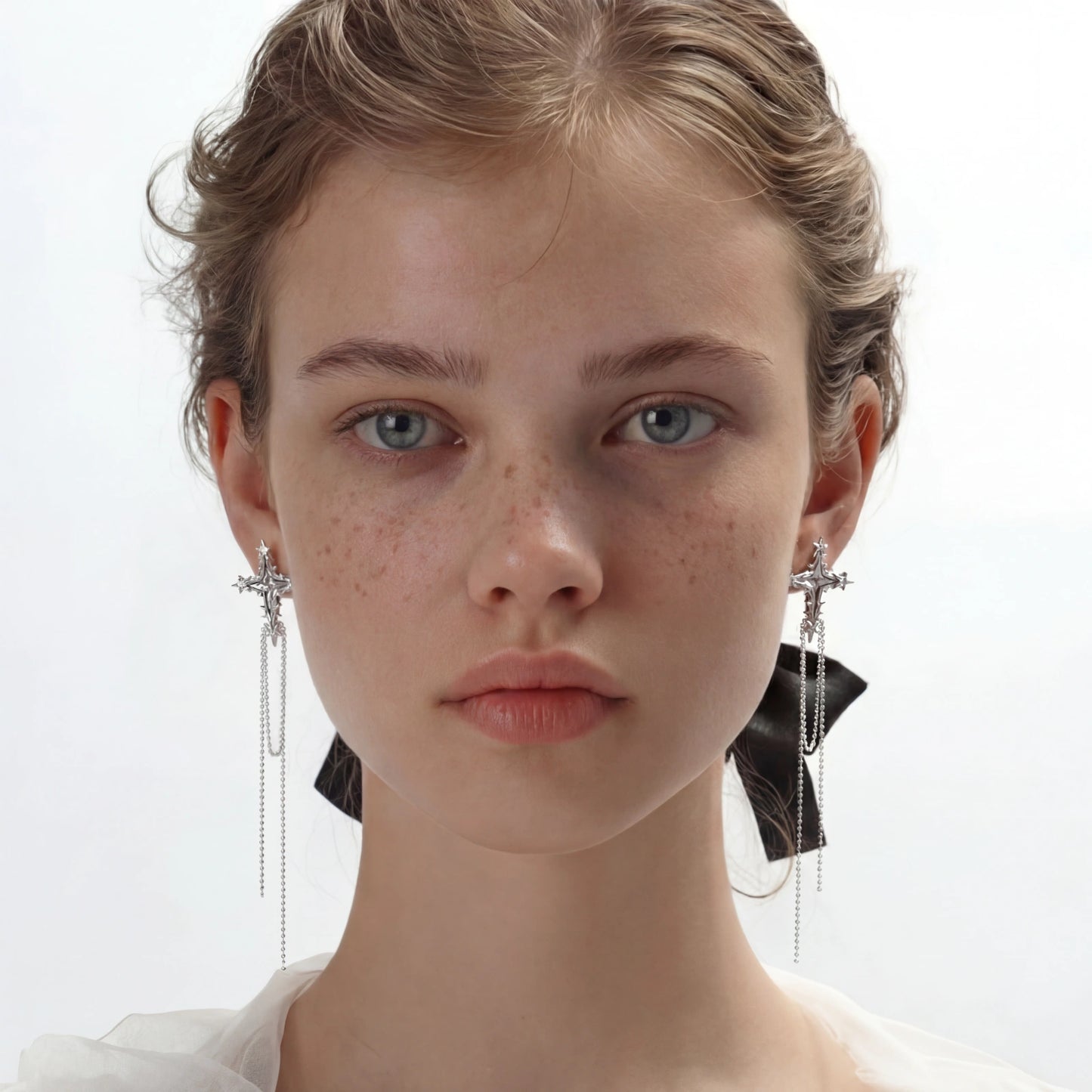 Celestial Cross Earrings