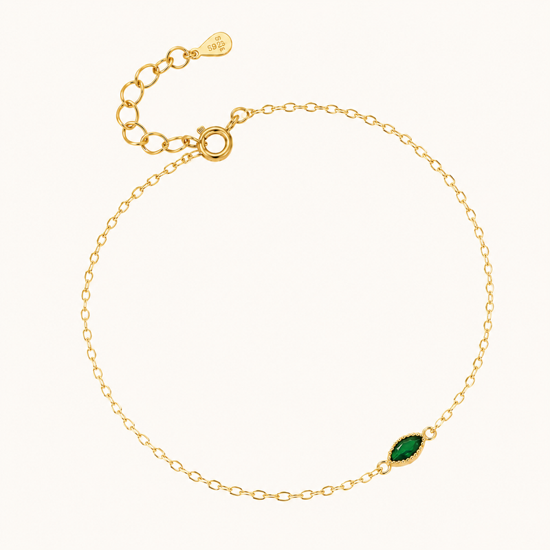 Emerald Luxe Anklet