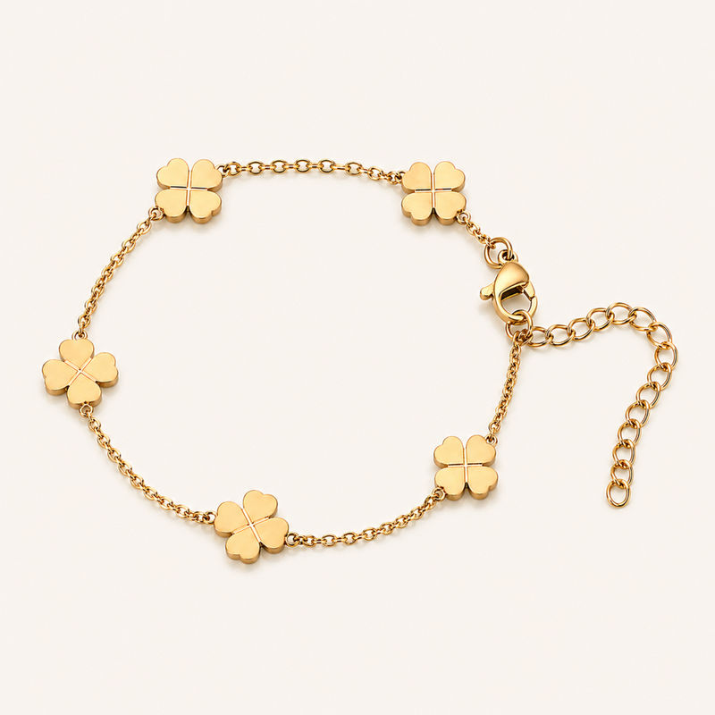 Liora Clover Charm Anklet