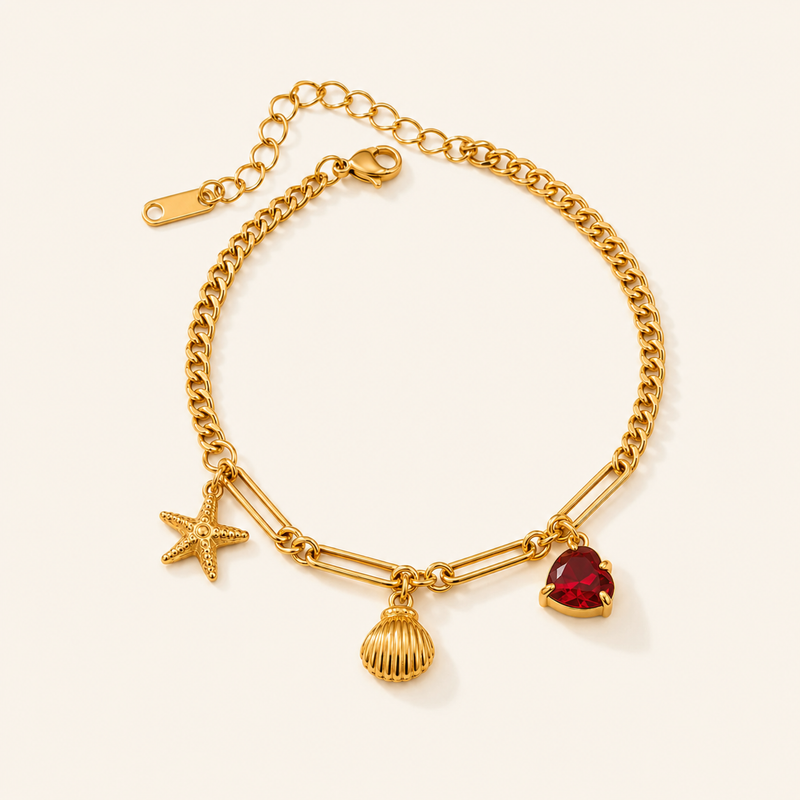 Ocean Charm Anklet