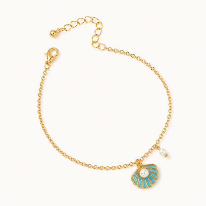 Ocean Pearl Shell Anklet