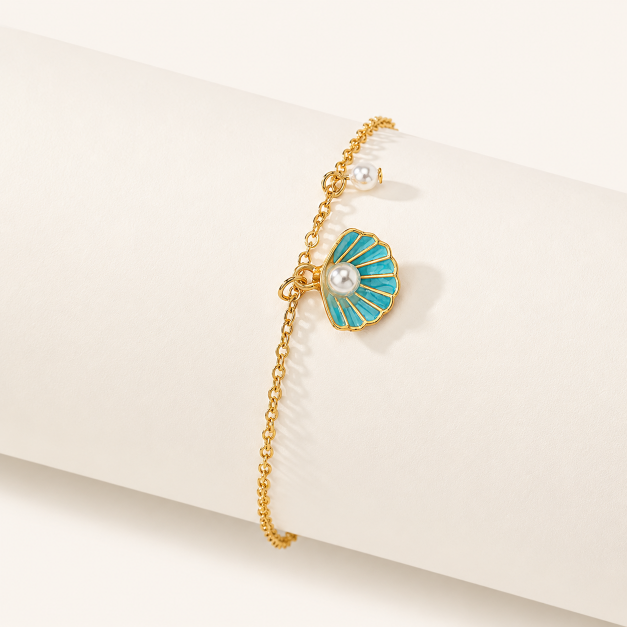 Ocean Pearl Shell Anklet