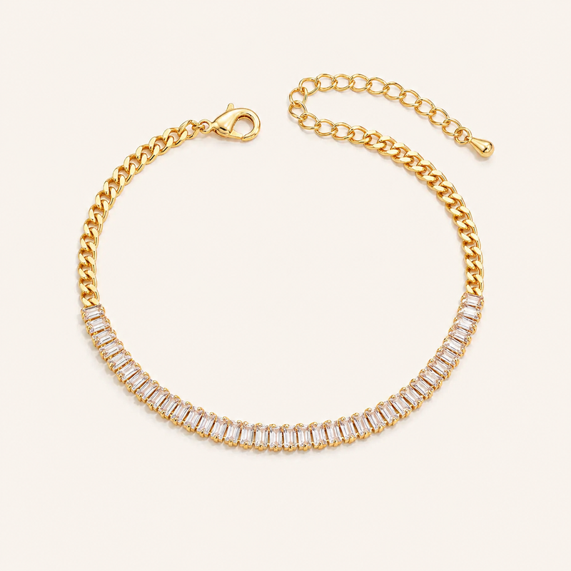Celeste Crystal Anklet