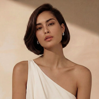 Crystal Pavé Huggie Hoops