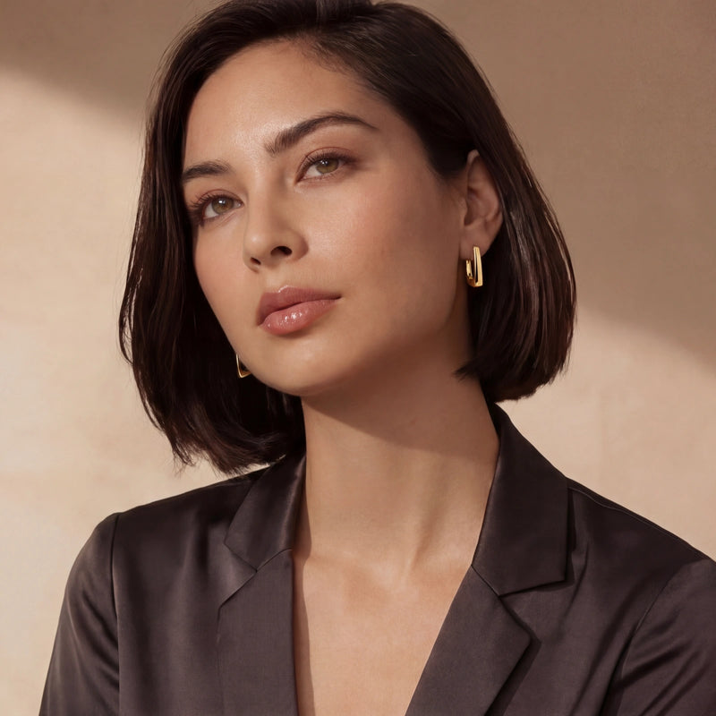 Classic Gold Hoops