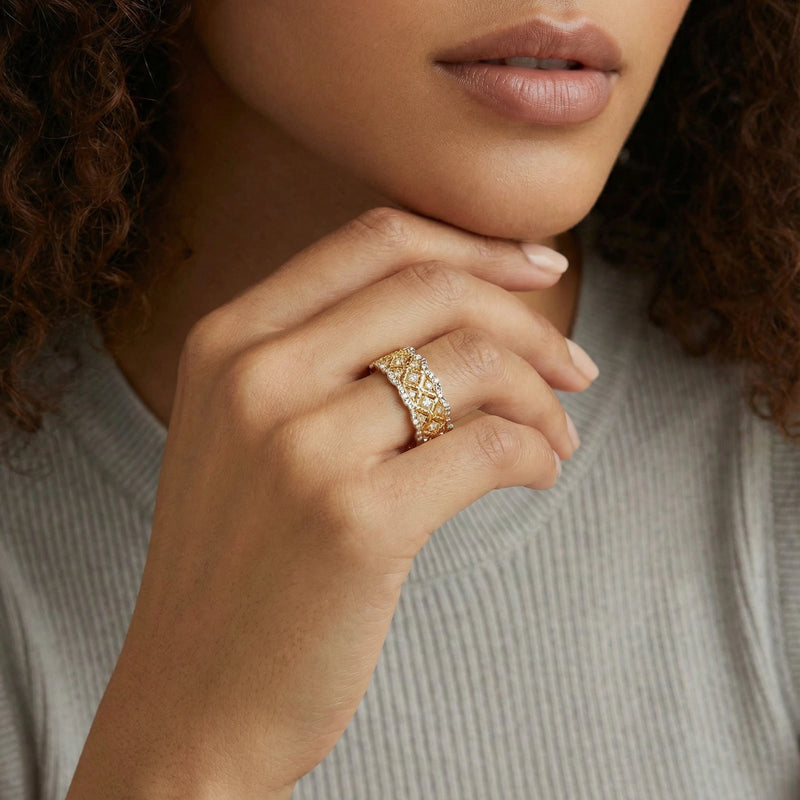 Golden Lattice Ring