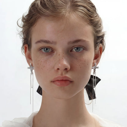 Celestial Cross Earrings