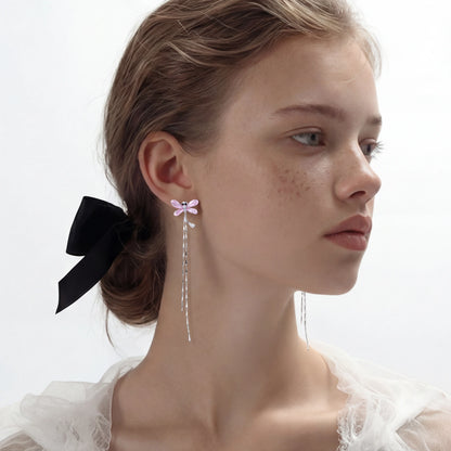 Dragonfly Drop Earrings