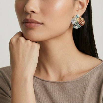Tropical Muse Pearl Earrings