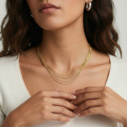 Golden Layers Necklace