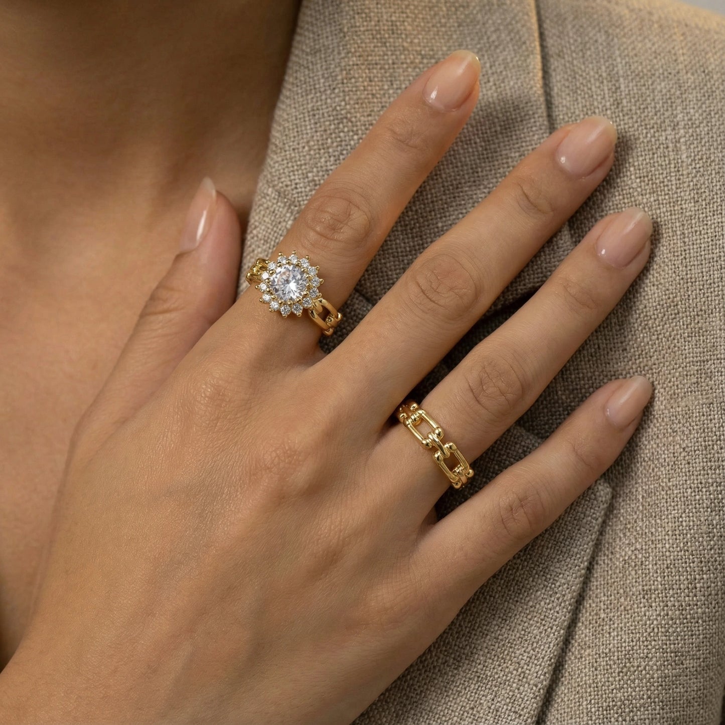 Solar Halo Ring Set