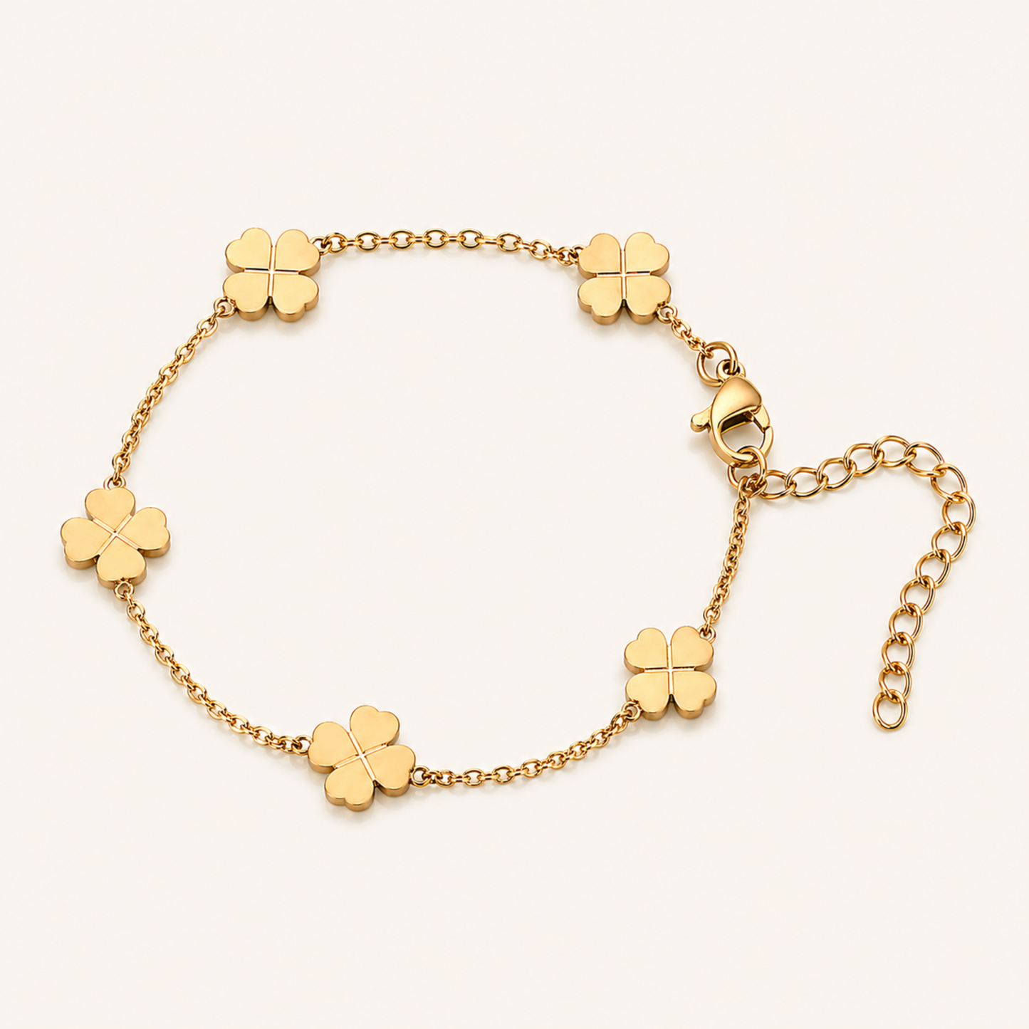 Liora Clover Charm Anklet