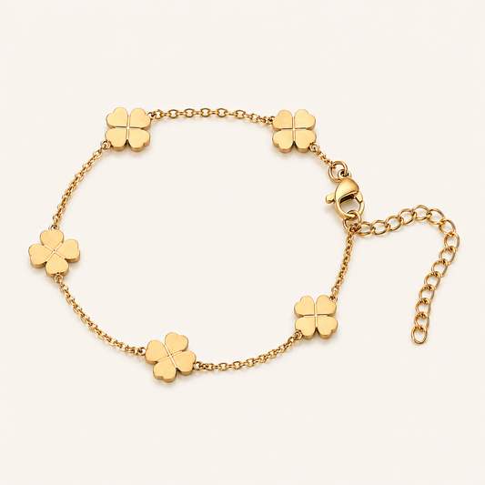 Liora Clover Charm Anklet