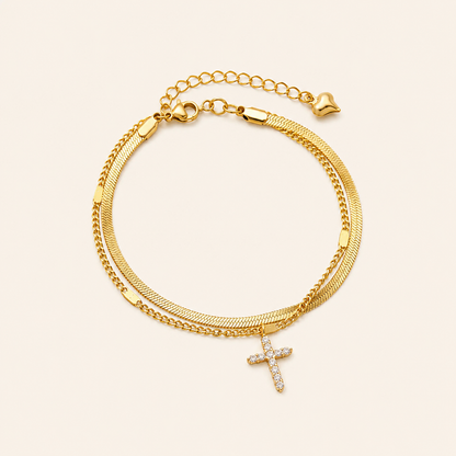 Golden Luxe Layered Anklet