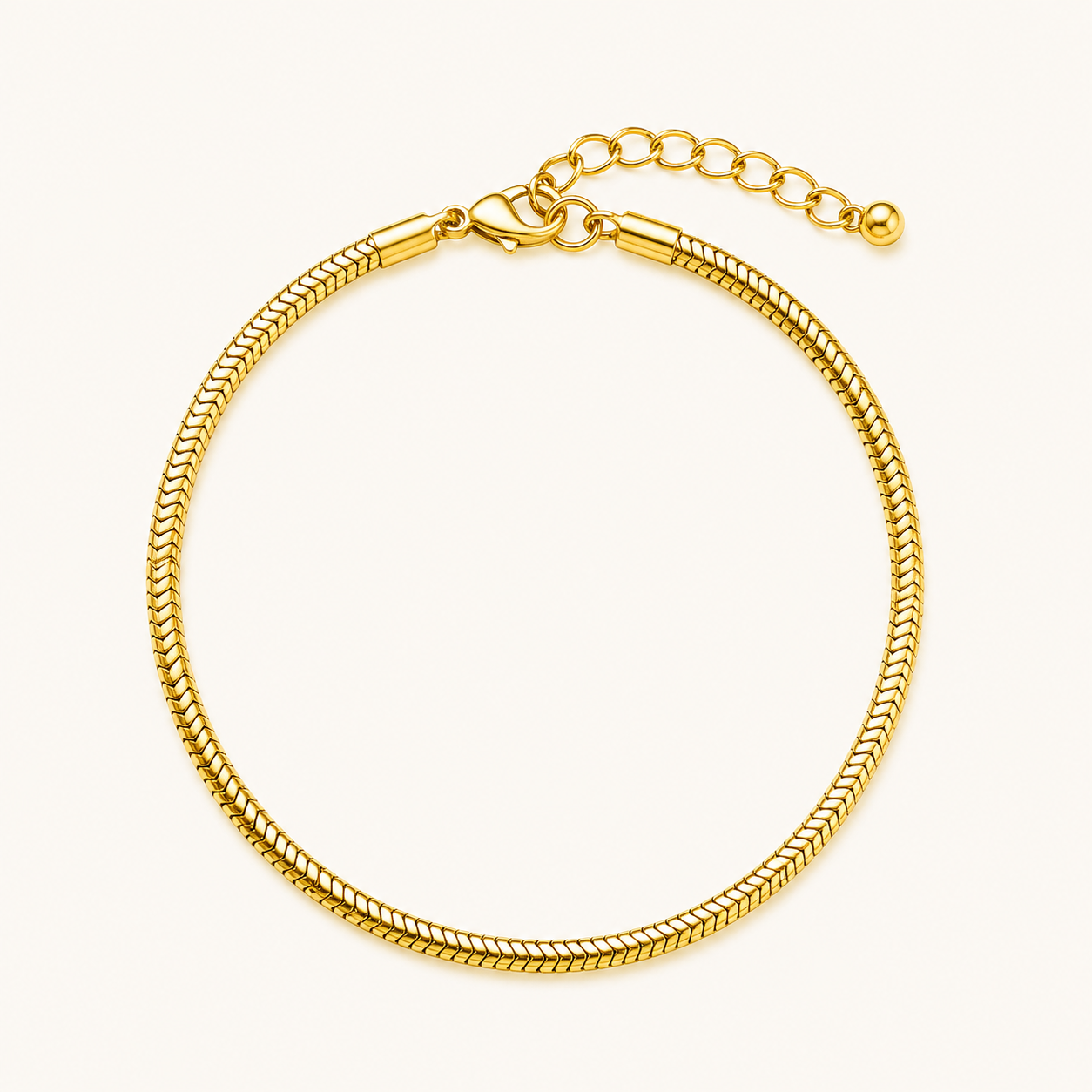 Golden Snake Chain Anklet