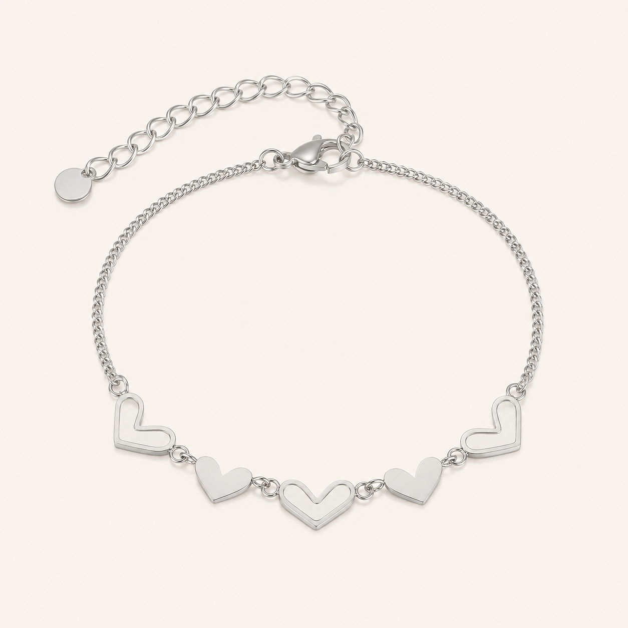 Dainty Heart Chain Anklet