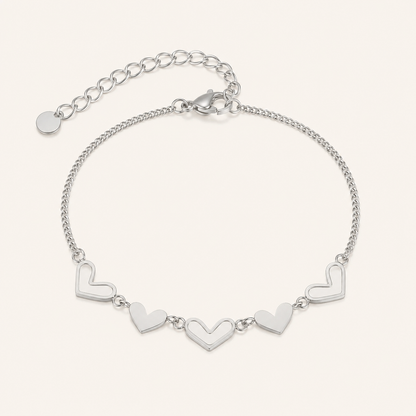 Dainty Heart Chain Anklet