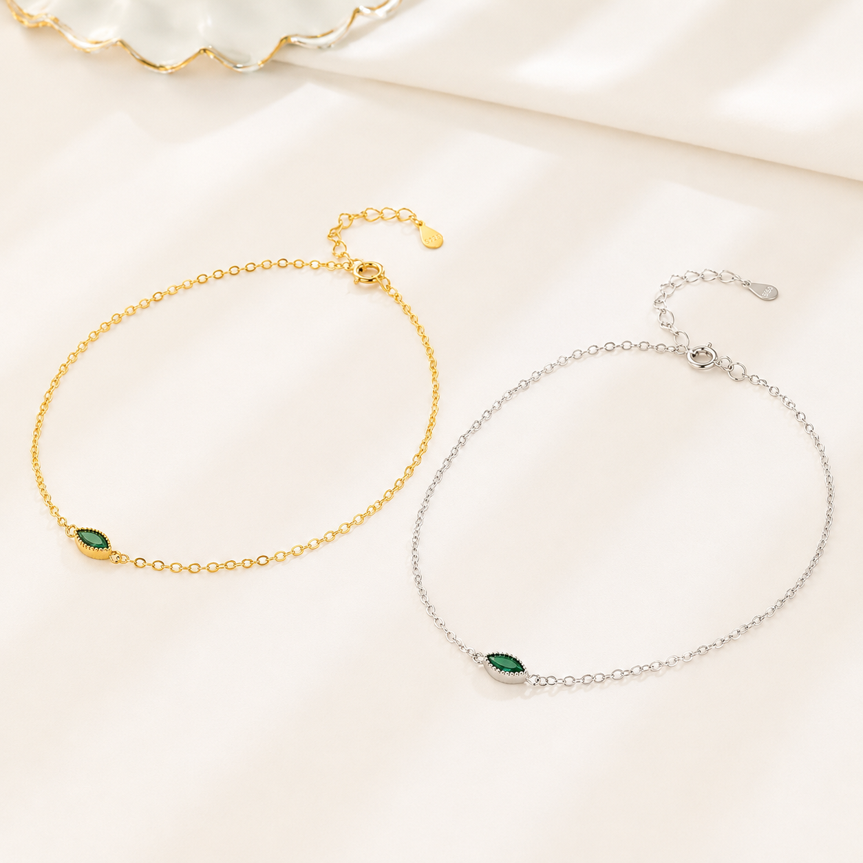 Emerald Luxe Anklet