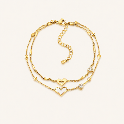 Double Love Anklet