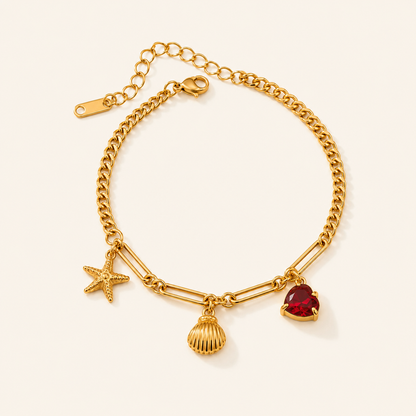 Ocean Charm Anklet