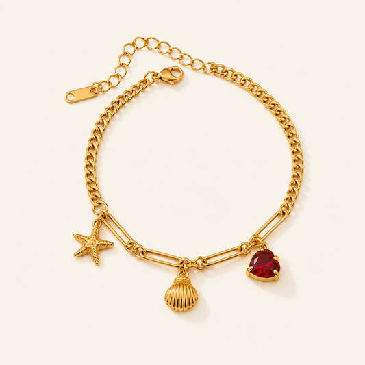 Ocean Charm Anklet