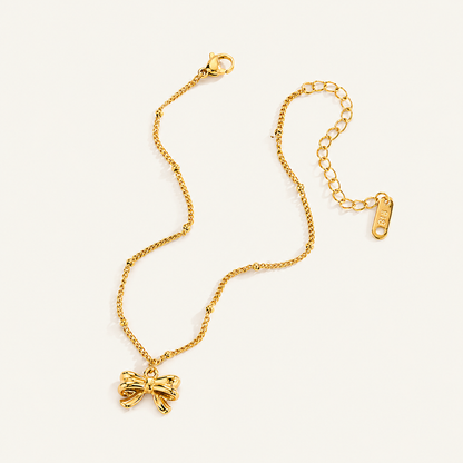 Aurelia Bow Charm Anklet