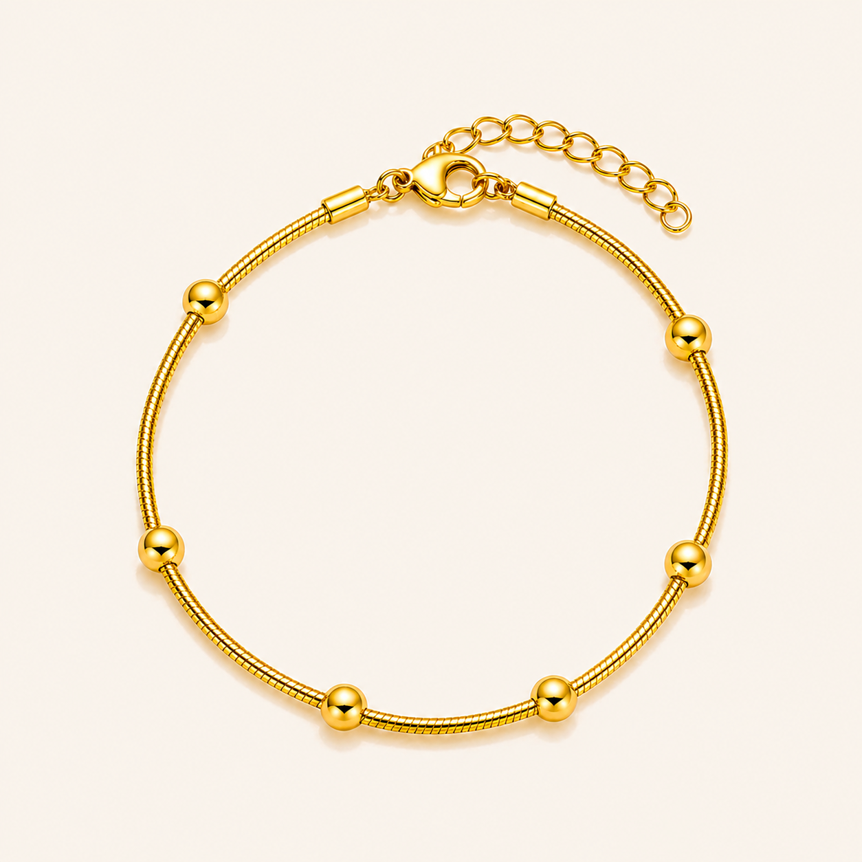 Golden Sphere Anklet