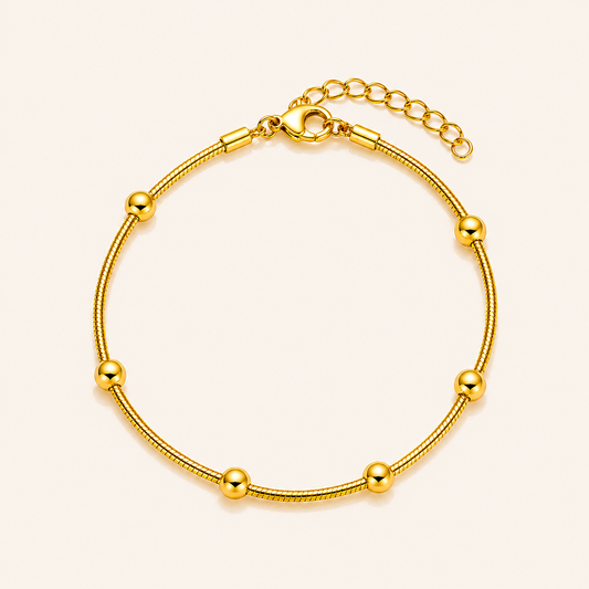 Golden Sphere Anklet