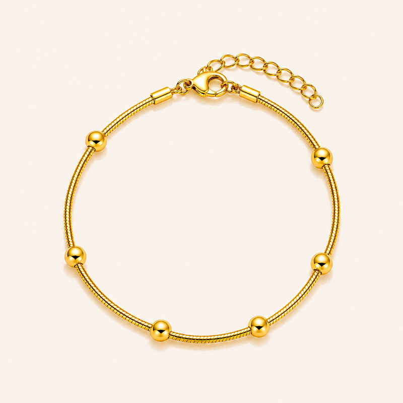 Golden Sphere Anklet