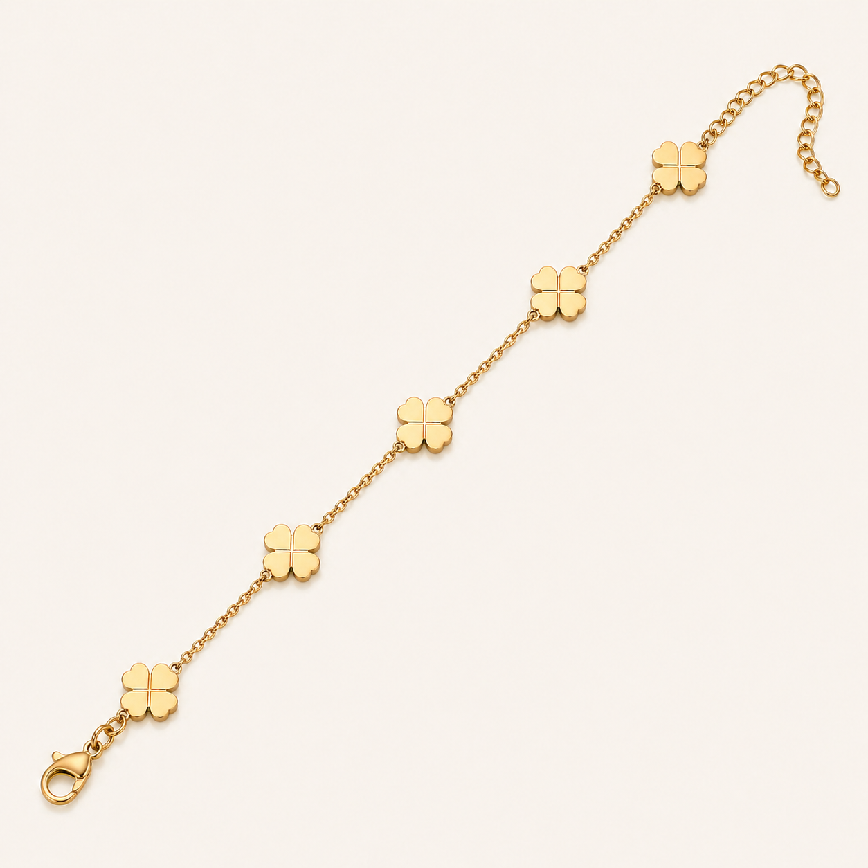 Liora Clover Charm Anklet
