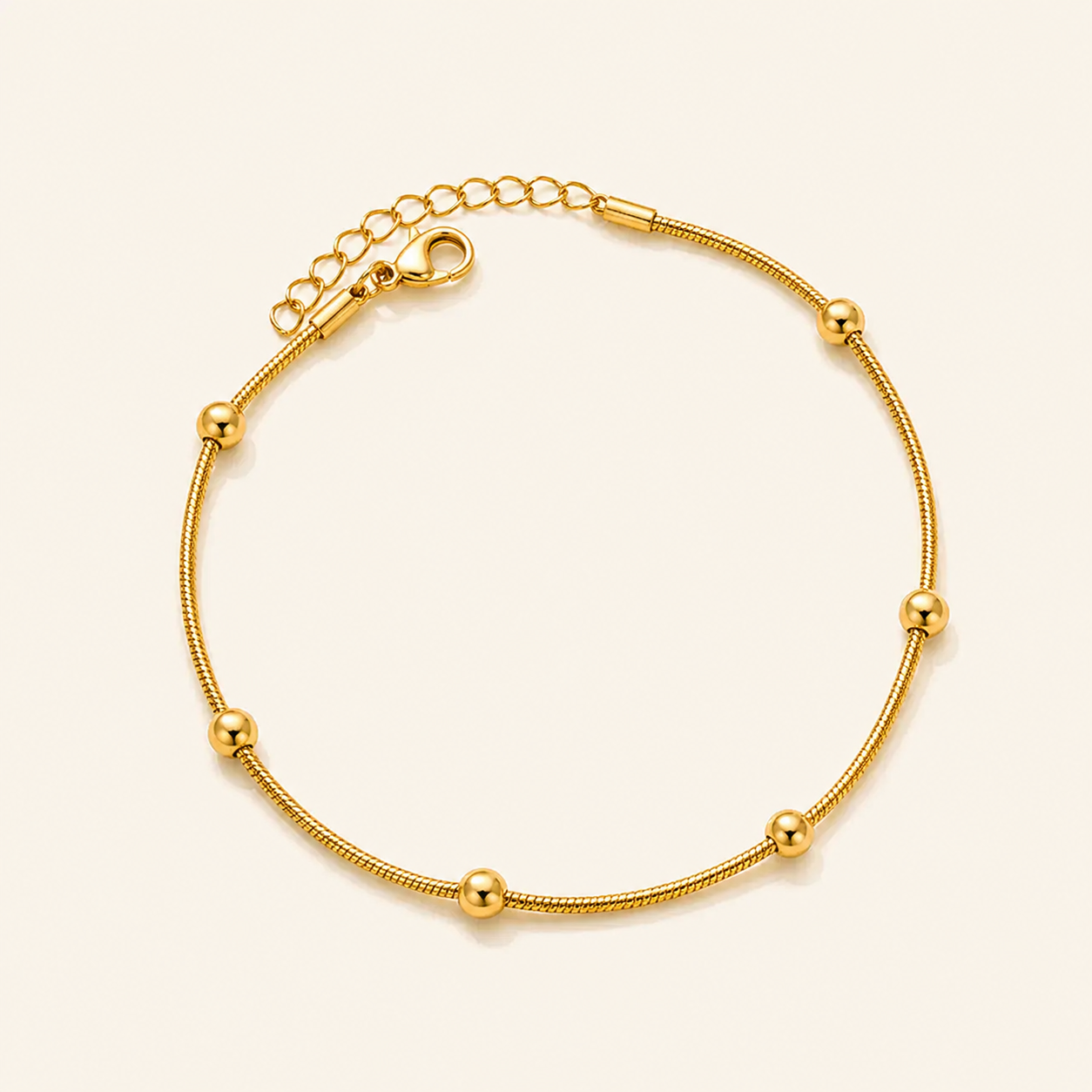 Golden Sphere Anklet