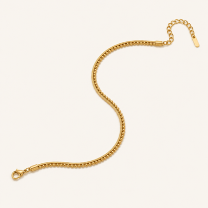 Golden Layered Chain Anklet