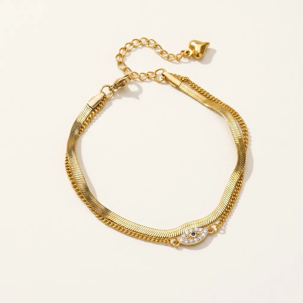 Golden Luxe Layered Anklet