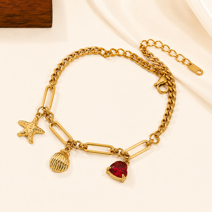 Ocean Charm Anklet