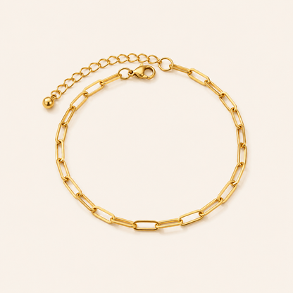 Golden Link Chain Anklet